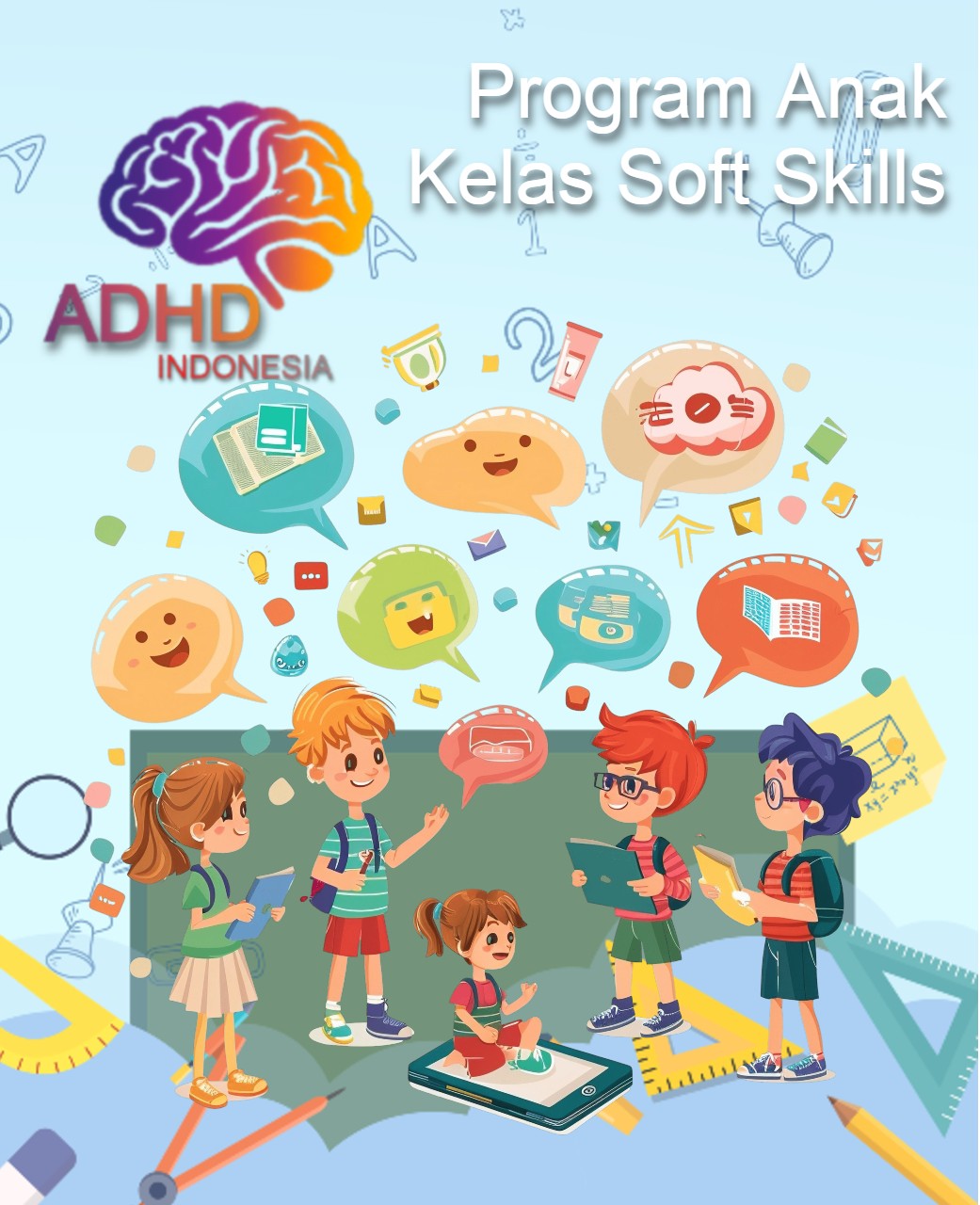 Program ADHD Indonesia Kabupaten Lampung Utara Kelas Soft Skills Anak ADHD